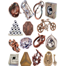 브레인티져 와이어 퍼즐 캐스트 지혜의고리 풀기 52종, 상세이페이지 참고, 2개 수트 shekou  편자