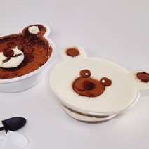 곰돌이도시락케이크용기 10개 세트(화이트 투명) 곰돌이모양 PET 곰보틀 보틀케이크용기 카페디저트포장케이스 투명 곰돌이모양용기 보틀케이크케이스 케이크보관함 도시락케이크용기, 투명