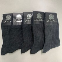 [빈센치오] 남성 징목 골지 링크스 양말 5족