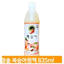 복숭아 음료 베이스 835ml 에이드 아이스티 희석용 스무디 원액 홈카페