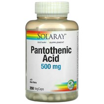솔라레이 판토텐산 500mg 베지 캡슐 250정 1통, 1개, 기본