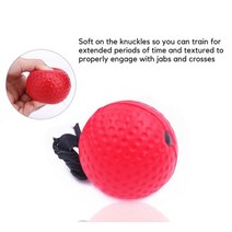 펀치볼 권투 반사 속도 공 머리띠 MMA 무에타이 싸움 공 드롭 배송 운동 속도, 단 1 개의 PU 공