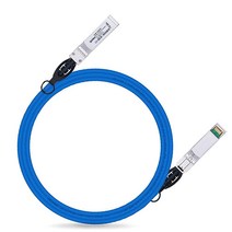 1 SFP+ 트위낵스 케이블 직접 연결 구리DAC 패시브 1.5m4.92피트 시스코 SFP-H1B-CU1.5M 머라키Meraki 유비쿼티 미크로틱 인텔 포티넷 넷기어 D-Link, Blue 1 Pack_4m