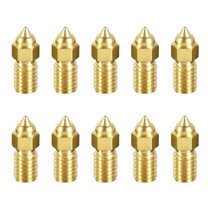 Creality original ender-7 고속 m6 노즐 키트 m6×d0.4×h16.8 ender-7 3d 프린터용 1 pc5pcs10pcs, 03 10cs M6 nozzle