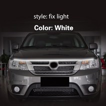피아트 프리몬트 2012-2014 DRL 안개 램프 장식 방수 유연한 주변 대 한 1pcs LED 주간 실행 빛, 03 White_01 60cm