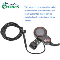 자전거악세사리 24V-60V 350W 전기 스쿠터 모터 컨트롤러 지능형 자전거 제어 브러시리스 DC LCD 악기 세, 01 Separate meter