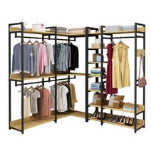 기역자 드레스룸행거 맞춤제작 옷방 튼튼한헹거, 왼쪽길이100cm오른쪽길이160cm