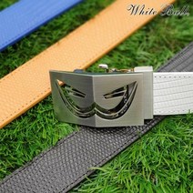 [KT알파쇼핑]화이트볼 백금 소가죽 남성골프벨트 엣지 Edge, 리젠R/블랙(리자드)_W7157AB