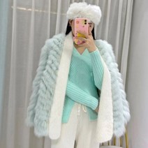 폭스퍼 롱패딩 경량 야상 모피 니트 인조 여우 모피 코트 chaquetas mujer 턴 다운 칼라 폭격기 재킷 니트 밍크 모피 카디건 шубы меха streetwear