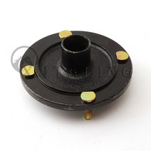 전기 팩 부품 DIY 호환 변환 24T 치아 110mm 4 스터드 M10 뒷 바퀴 허브 ATV 110cc 125cc 전기 이동 카트, 한개옵션0, 한개옵션1