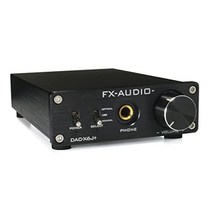 FX-AUDIO- DAC-X6J+[블랙]고성능 헤드폰 앰프 탑재 ​​고해상도 DAC 광 옵티컬 동축 디지털 USB 최대 24bit 192kHz