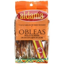 Aldama Mini Obleas Con Cajeta (Milk Candy Wafers) 20pc in Pack, 1