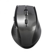 미니 무선 게이밍 마우스 USB 수신기 포함 2.4 GHz 6 키 1200 DPI Pc 게이머 노트북용, 03 gray, 한개옵션1