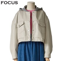 페이크레더후드자켓 FBS3A7PJK0008