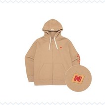 [국내정품상품] 시그니처 미니로고 후드집업 BEIGE KODAK SIGNATURE MINI LOGO HOOD ZIP