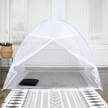 봉고차 모기완벽차단 원터치 모기장 텐트 캠핑용 침대용 캐노피, 단일컬러