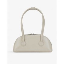 마지셔우드 MARGE SHERWOOD Zipper S leather top-handle bag, Creambeige Crinkle