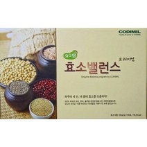 효소팜 효소밸런스 1+1 프리미엄 곡물효소 60포 변비개선 소화기능 영양공급 다이어트 독소배출