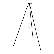 감성캠퍼 캠핑 삼각대 냄비걸이 스탠드 멀티 더치오븐 화로대, 블랙