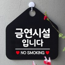 [바보사랑] 오픈 사무실 문 실내 걸이용 포맥스 화장실 금연 안내판 팻말 제작 286금연시, 옵션1:286금연시설입니다 / 옵션2:화이트판+문구그린