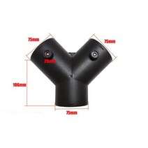 베바스토 디젤 주차 히터용 42mm/60mm/75mm 차량 히터 에어 벤트 덕트 커넥터 폐쇄 형 개방 조절 Y / T L 브랜치, CHINA, 75mm Y Valve