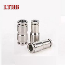 공압 부품 공압 커넥터 PU PG 304 스테인레스 스틸 호스 피팅 6mm 8mm 10mm 12mm Uequal 퀵 릴리스 조인트, 05 12mm