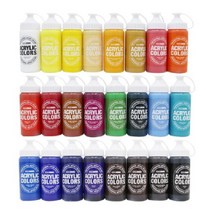 종이나라 아크릴물감 220ml 24색 세트(A+B세트)