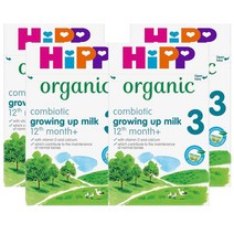 HiPP Growing Up Milk Powder 힙 그로잉업 3단계 분유 600g 4팩