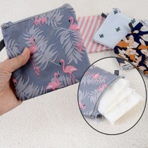 지퍼형 디자인 생리대 파우치 생활 방수 디자인랜덤