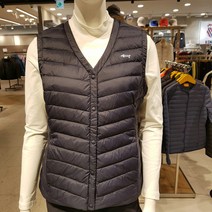 루이까스텔[여성]21년 가을겨울 브이넥 구스 경량 패딩 베스트