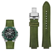 카시오 g-shock 시리즈 gst-b400 시리즈 등산 스포츠 방수 시계 액세서리 나일론 캔버스 가죽 스트랩 브랜드 호환