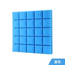 천장텍스 음악 학원 연습실 방음벽 방음부스 흡음판 계란판 시공 설치, 블루(모델). 접착제 등 이중