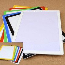 탈부착 포켓패드 A4 안내판 벽면게시판 포켓게시판, 파랑