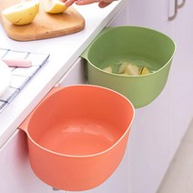 책장바구니싱크대 바구니 다용도 걸이형 주방 타원 볼가 누빔 콘티박스, 1