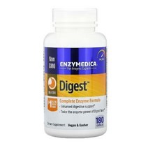 엔자이메디카 효소 Enzyme 180 캡슐 Amylase 아밀레이스 Protease 단백질분해효소 Glucoamylase 말테이스 Hemicellulase 헤미셀룰로스