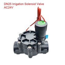 가정용스마트팜 미니온실 수경재배기 식물재배기 와이파이 스마트 스프링클러 컨트롤러 8 존 가든 급수 타, 06 DN25 Solenoid Valve