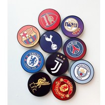 하이앤리치 해외 명문 축구팀 로고 그립톡 스마트톡 토트넘 맨유 리버풀 맨시티 레알 파리 주문제작, 축구팀 그립톡 맨시티 옐로우, 1개