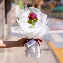 장미 티아라 풍선꽃다발 발렌타인데이 화이트데이 로즈데이 생일 기념일 졸업 선물