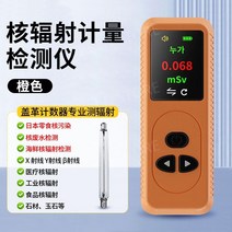 휴대용 수산물 계측기 측정기 방사선 방사능 방사능측정기 검출기 휴대용방사능측정기 식품, 오렌지고정밀핵방사선검출기