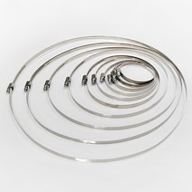 원형 써스밴드 65파이 500개 스테인레스 덕트 서스밴드 SUS