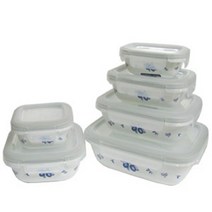 신나라-닷컴_코렐 백합 반찬통 직사각 200ml 냉장보관 밀폐 용기 음식 반찬_ tlsskfk, S-N-선택사항없습니다