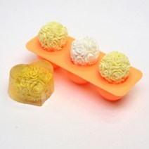 로즈볼3구 실리콘몰드 석고방향제 비누만들기