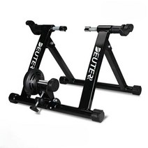 자전거 로라 평로라 고정롤러 트레이너 사이클링 훈련, MT0-1  검정색 +와이어 제어