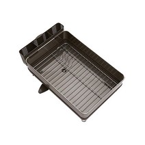 스텐 트레이형 식기건조대 1단 A형 다크그레이