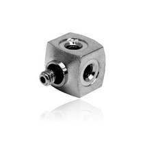 고압용 황동(크롬도금) 4구 커넥터 3/8:10/24(4)