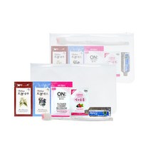 엘라스틴 드봉 여행용 파우치 세면도구 세트 6종, 1개