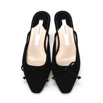 [BABARA] 바바라 스웨이드 양가죽 2CM 블로퍼 BBB562