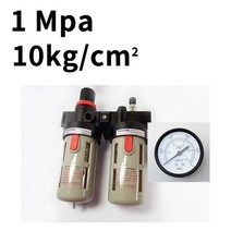 오일 분리기 BFC2000 BFC3000 BFC4000 G1/4 G3/8 G1/2 에어 필터 압력 레귤레이터 밸브 윤활제 공압 압축기 세퍼레이터, 01 Mpa and kgf cm2_03 BFC4000