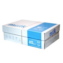 밀크 A3 복사용지(A3용지) 80g 1250매 1BOX, 밀크 A3 복사용지(A3용지) 80g 1
