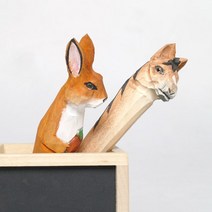 수공예 입체 애니멀 목각 볼펜, 말